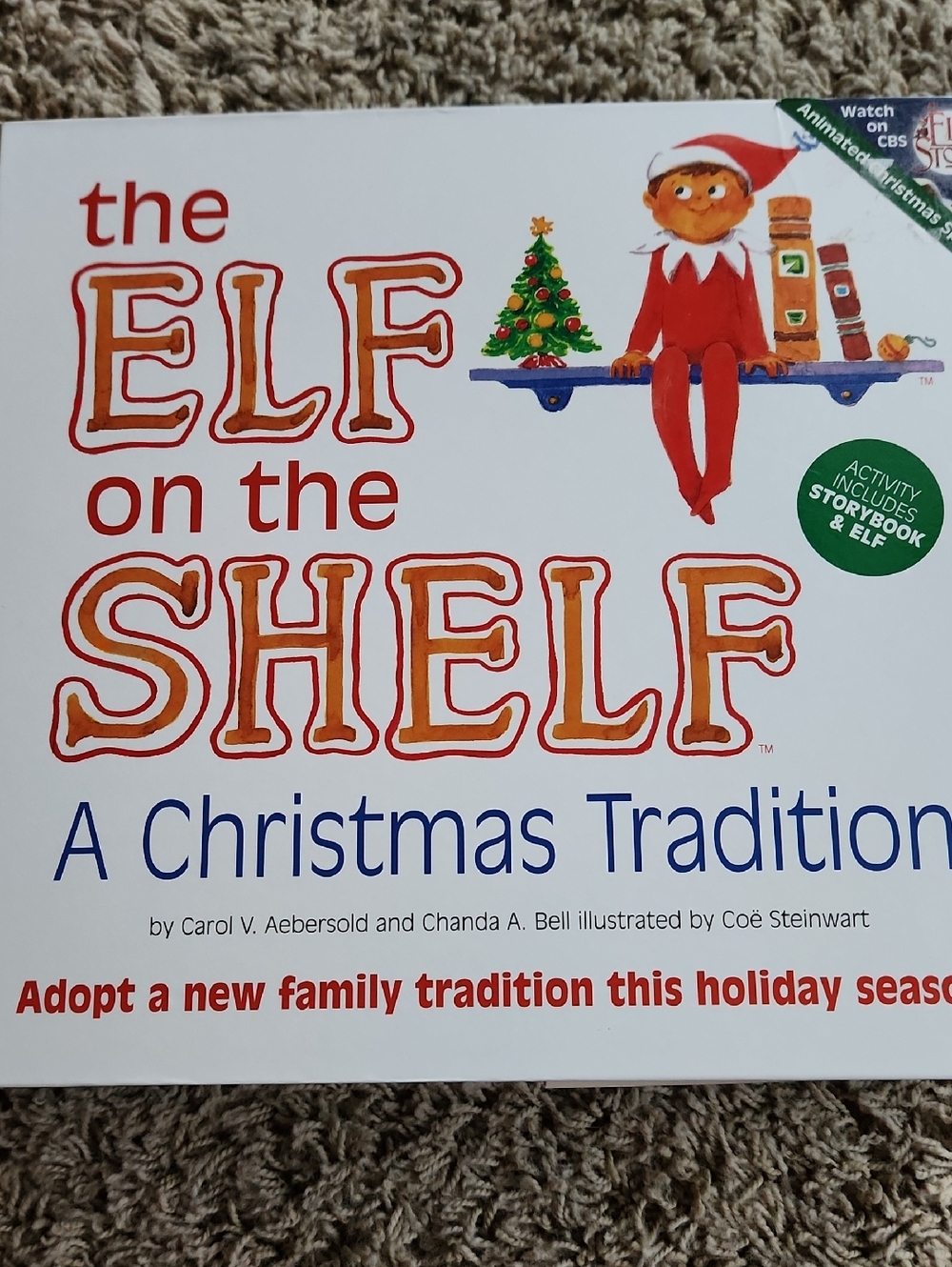 The Elf on the Shelf Box Set Of  Book & Elf